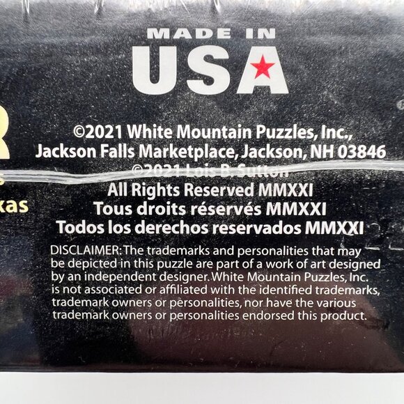 Texas Craft Beer Cerveza 1000 Pc White Mountain Jigsaw Puzzle 24" X 30" Ages 12+ - Picture 4 of 13